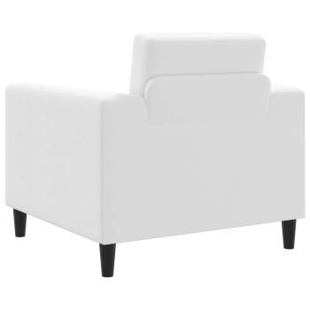 Sessel Weiß Stoff
