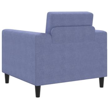 Sessel Jeans blau Stoff