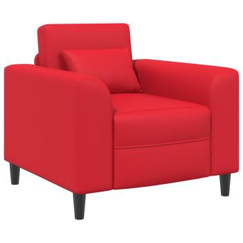 Sessel Rot Kunstleder