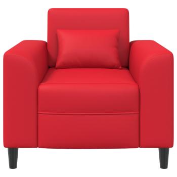 Sessel Rot Kunstleder