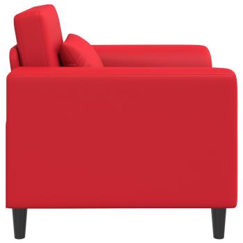 Sessel Rot Kunstleder