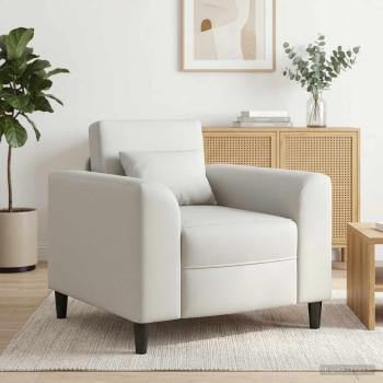 ARDEBO.de - Sessel Weiß Kunstleder