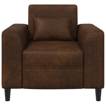 Sessel Braun Kunstwildleder