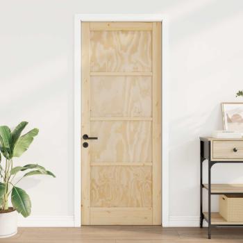Interior Tür 93 x 211 cm Sperrholz Natur