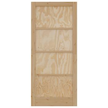Interior Tür 93 x 211 cm Sperrholz Natur