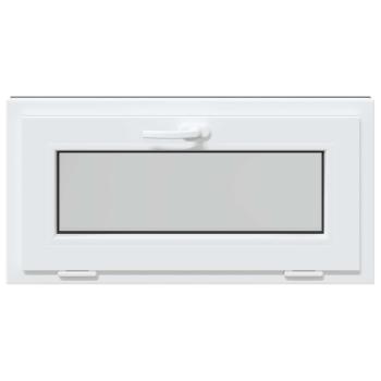 Kellerfenster RISOR 80 x 40 cm PVC und klares, glattes Glas