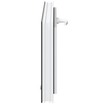 Kellerfenster RISOR 80 x 40 cm PVC und klares, glattes Glas