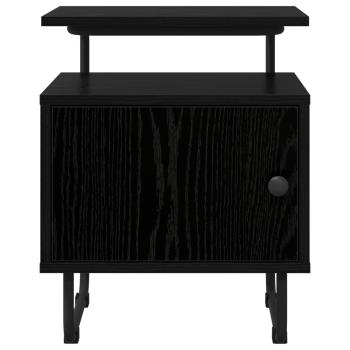 Nachttisch Schwarze Eiche Holzwerkstoff