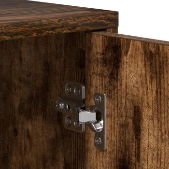 Nachttisch Geräucherte Eiche Holzwerkstoff