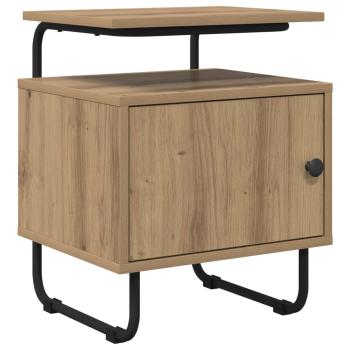 ARDEBO.de - Nachttisch Artisan-Eiche Holzwerkstoff