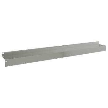 Raseneinfassung 30 stk. 100 x 10 x 8 cm Stahl Silber