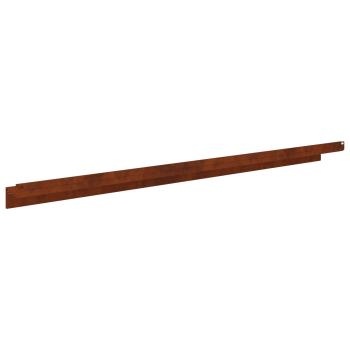 Raseneinfassung 30 stk. 100 x 10 x 8 cm Stahl Rostig