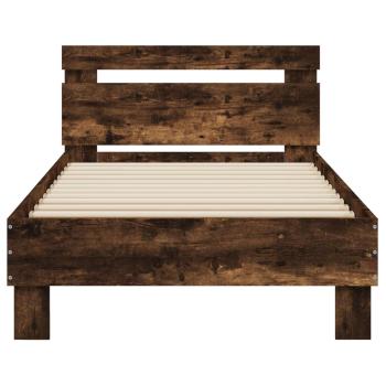 Bettrahmen Räuchereiche Holzwerkstoff