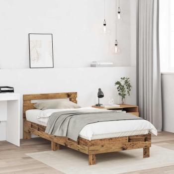 ARDEBO.de - Bettrahmen Altholz Holzwerkstoff