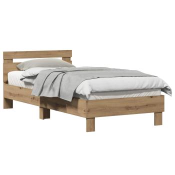 Bettrahmen Artisan-Eiche Holzwerkstoff