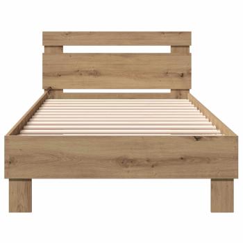 Bettrahmen Artisan-Eiche Holzwerkstoff