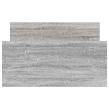 Bettrahmen Grau Sonoma 80 x 200 cm Holzwerkstoff