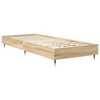 Bettrahmen Sonoma-Eiche 80 x 200 cm Holzwerkstoff