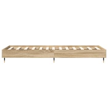 Bettrahmen Sonoma-Eiche 80 x 200 cm Holzwerkstoff