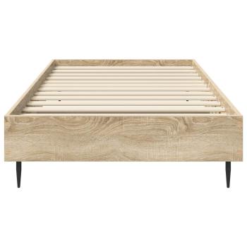 Bettrahmen Sonoma-Eiche 80 x 200 cm Holzwerkstoff