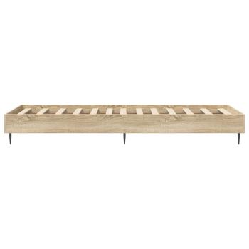Bettrahmen Sonoma-Eiche 80 x 200 cm Holzwerkstoff