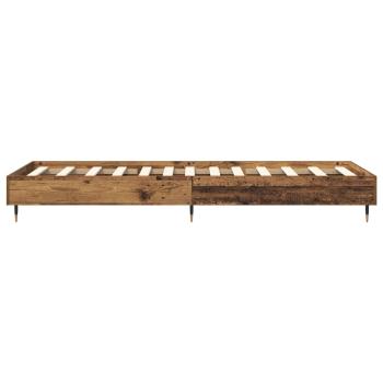 Bettrahmen Altholz 80 x 200 cm Holzwerkstoff