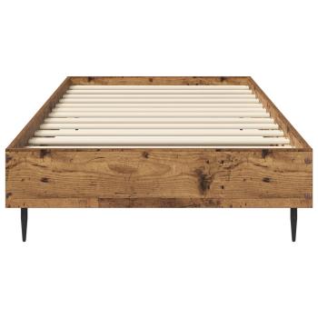 Bettrahmen Altholz 80 x 200 cm Holzwerkstoff