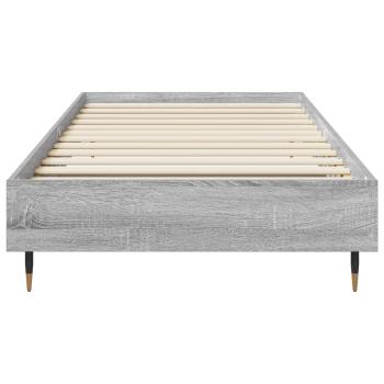 Bettrahmen Grau Sonoma 80 x 200 cm Holzwerkstoff