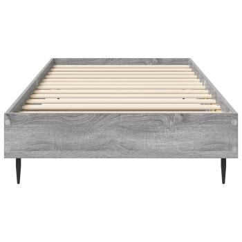 Bettrahmen Sonoma-Grau 80 x 200 cm Holzwerkstoff