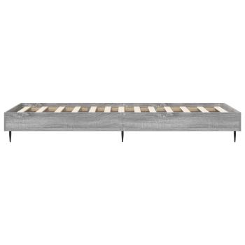 Bettrahmen Sonoma-Grau 80 x 200 cm Holzwerkstoff