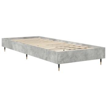Bettrahmen Betongrau 80 x 200 cm Holzwerkstoff