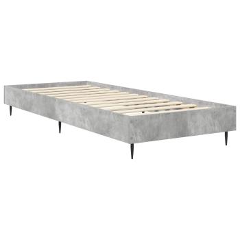 Bettrahmen Betongrau 80 x 200 cm Holzwerkstoff