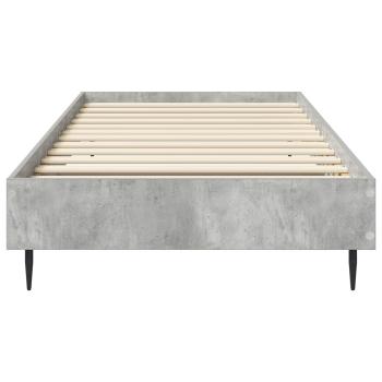 Bettrahmen Betongrau 80 x 200 cm Holzwerkstoff