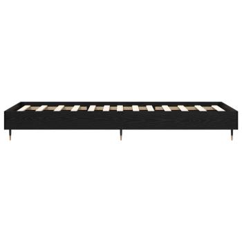 Bettrahmen Schwarze Eiche 80 x 200 cm Holzwerkstoff