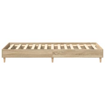 Bettrahmen Sonoma-Eiche 80 x 200 cm Holzwerkstoff