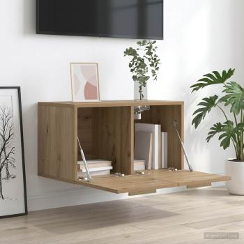 ARDEBO.de - Wandschrank 60 x 36,5 x 35 cm Holzwerkstoff Artisan-Eiche