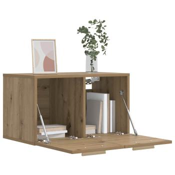 Wandschrank 60 x 36,5 x 35 cm Holzwerkstoff Artisan-Eiche