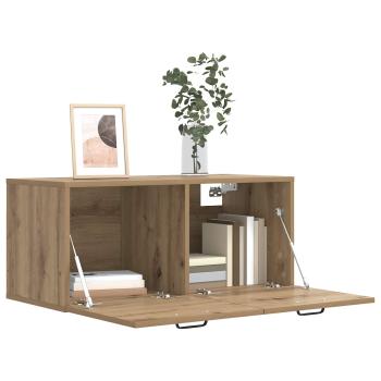 Wandschrank Wandhalterung Artisan-Eiche 80 x 36,5 x 35 cm