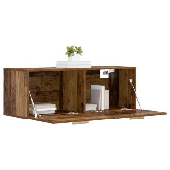 Wandschrank Altholz 100 x 36,5 x 35 cm Holzwerkstoff