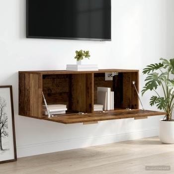 Wandschrank Altholz 100 x 36,5 x 35 cm Holzwerkstoff