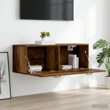 ARDEBO.de - Wandschrank Altholz 100 x 36,5 x 35 cm Holzwerkstoff