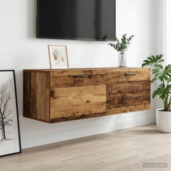 Wandschrank Altholz 100 x 36,5 x 35 cm Holzwerkstoff