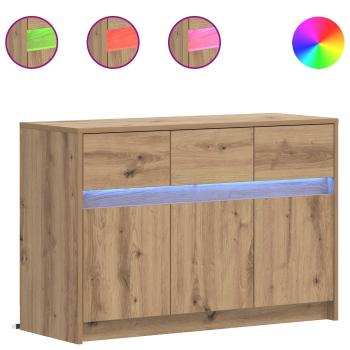 TV-Schränk 91 x 34 x 61 cm Artisan-Eiche Holzwerkstoff