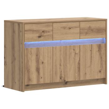 TV-Schränk 91 x 34 x 61 cm Artisan-Eiche Holzwerkstoff
