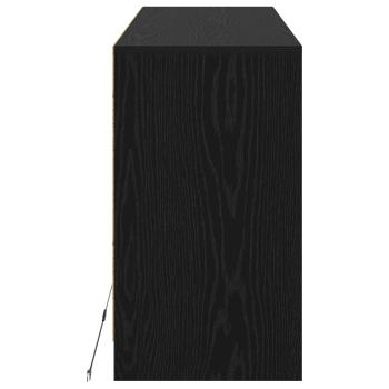 TV-Schränk 91 x 34 x 61 cm Schwarze Eiche Holzwerkstoff