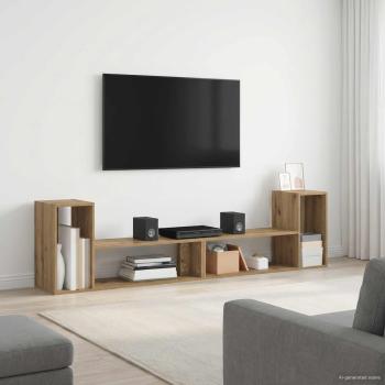 ARDEBO.de - TV-Schränk 100 x 30 x 50 cm Artisan-Eiche Holzwerkstoff