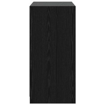 Kleiderschrank Schwarz Eichen-Optik 77 x 48 x 102 cm PB