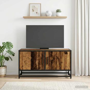 ARDEBO.de - TV-Schränk 80 x 34,5 x 40 cm Altholz Holzwerkstoff