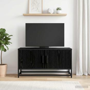 ARDEBO.de - TV-Schränk 80 x 34,5 x 40 cm Schwarze Eiche Holzwerkstoff