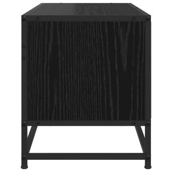 TV-Schränk 80 x 34,5 x 40 cm Schwarze Eiche Holzwerkstoff
